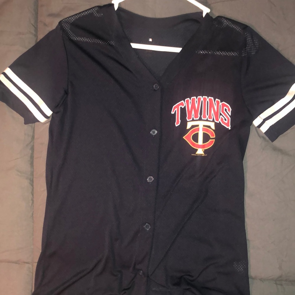 Minnesota twins button up shirt.
